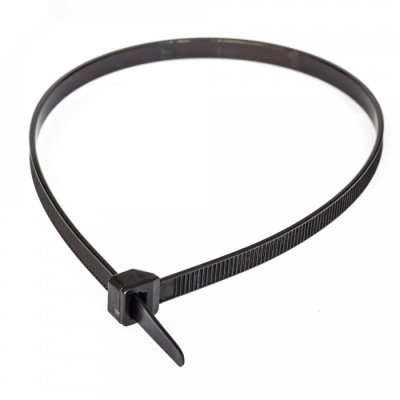 Стяжки нейлоновые 3,6х200 (ч) (100 шт/уп) Э-Пласт