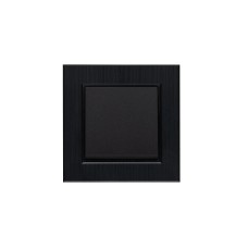 Выключатель одноклавишный KAREA LINE STAR черный