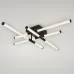 Светильник светодиодный потолочный ДПБ-72Вт 3000К/6000К Модерн Fliss CLL 1 72W RC BK с ду