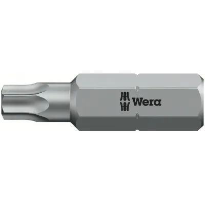 Бита 867/1 Z TORX BO с отверстием под штифт вязкая твердость хвостовик 1/4 C 6.3 TX 25X25 мм