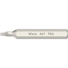 Бита TORX, TX 4 x 30 мм, хвостовик шестигранный 5/32'' C4.0 (4 мм), 867/0 Micro TORX