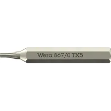 Бита TORX, TX 5 x 30 мм, хвостовик шестигранный 5/32'' C4.0 (4 мм), 867/0 Micro TORX