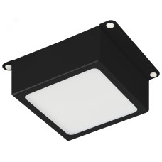 Светильник светодиодный ЭРА DVO21-08-O-4K80-5-B 8Вт 4000K 600Лм Домино черный грильято 100х100 Опал