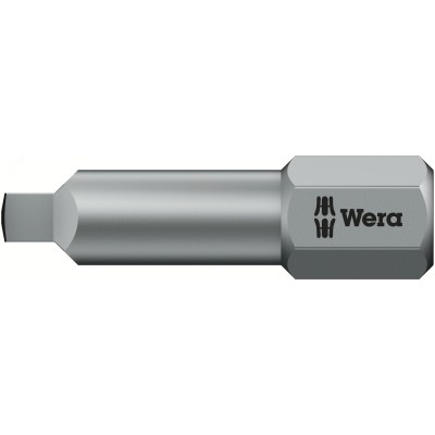 Бита биторсионная под внутренний квадрат 868/1 BTZ Robertson вязкая твердость хвостовик 1/4 C 6.3 # 2X25 мм