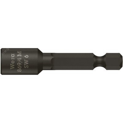 Головка торцевая 869/4 M с магнитом хвостовик 1/4 E 6.3 6X50 мм