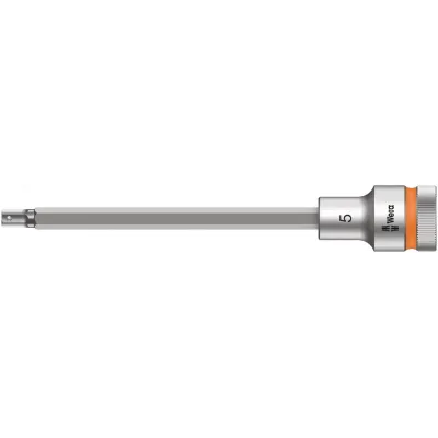 Головка торцевая со вставкой под внутренний шестигранник 8740 C Hex-Plus HF Zyklop DR 1/2 с фиксацией крепежа 5X140 мм