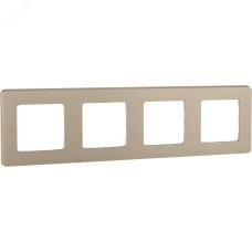 Рамка 4-местная шампань INSPIRIA