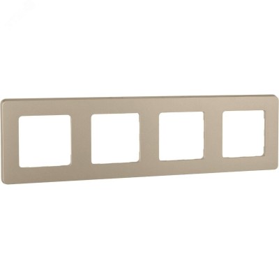 Рамка 4-местная шампань INSPIRIA
