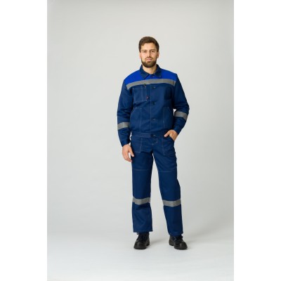 Костюм Легион-2 СОП (ткань Смесовая,210) полукомбинезон, темно-синий васильковый, 56-58 194-200