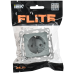 FLITE Розетка с заземлением без защитных шторок безвинтовое крепление 16А РС11-1-ФлС серый IEK
