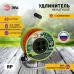 Удлинитель силовой ЭРА RP-4e-3x1.5-40m на пластиковой катушке c заземлением 4 розетки 40м ПВС 3х1,5мм2