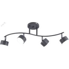 Светильник настенно-потолочный спот 15Вт поворотный Rivoli Vivien 7077-704 4хGX53