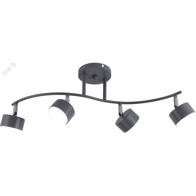 Светильник настенно-потолочный спот 15Вт поворотный Rivoli Vivien 7077-704 4хGX53