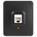 Розетка ЭРА Эксперт 11-3203-05 информационная RJ45, IP20, ОУ, антрацит