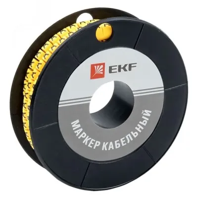 Маркер-кабельный 2,5кв.мм 'A' (к-1000ед) (ЕС-1) EKF PROxima