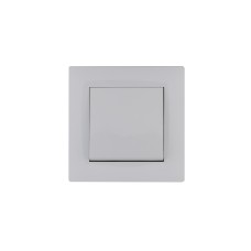 Выключатель одноклавишный KAREA RIZZ белый