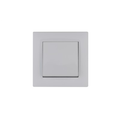 Выключатель одноклавишный KAREA RIZZ белый