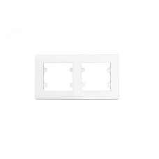Рамка двойная  KAREA RIZZ белый