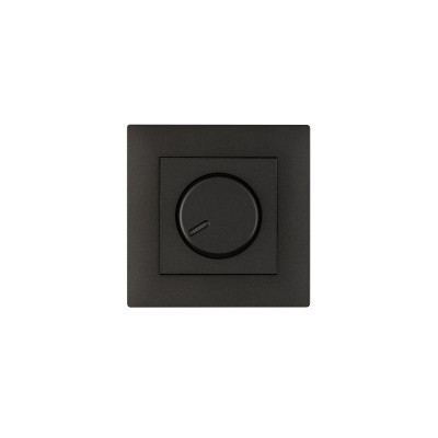 Розетка без заземления  KAREA RIZZ STAR дымчатый