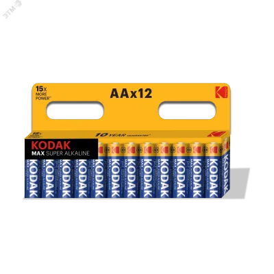 Батарейка LR6-12BL MAX SUPER Alkaline