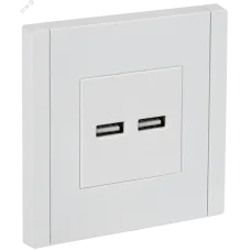 FORTE&PIANO Розетка USB A+A 3,1А FP249 белый IEK