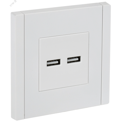 FORTE&PIANO Розетка USB A+A 3,1А FP249 белый IEK