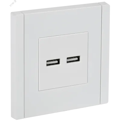 FORTE&PIANO Розетка USB A+A 3,1А FP249 белый IEK