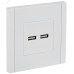 FORTE&PIANO Розетка USB A+A 3,1А FP249 белый IEK
