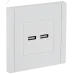 FORTE&PIANO Розетка USB A+A 3,1А FP249 белый IEK