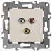 12-3113-02 ЭРА Розетка RCA, IP20, Эра12, слоновая кость (10/100/3200)