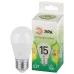 Лампа светодиодная ЭРА GREEN LINE LED P45-15W-830-E27 GL E27 15 Вт шар теплый свет