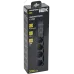 COMFORT Удлинитель У04К 4 места 2P+PE 1,5м 3х1,5мм2 16А USB A+C 20Вт черный IEK