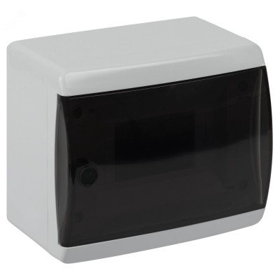 Корпус пластиковый навесной COMFORT ЩРН-П-6 IP41 прозрачная крышка белый