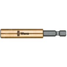 Битодержатель 890/4/1 с медно-бериллиевой втулкой стопорным кольцом и магнитом хвостовик 1/4 E 6.3 для бит 1/4 С 6.3 75 мм