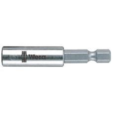 Битодержатель 899/4/1K с втулкой из нержавеющей стали стопорным кольцом и магнитом хвостовик 1/4 E 6.3 для бит 1/4 С 6.3 50 мм