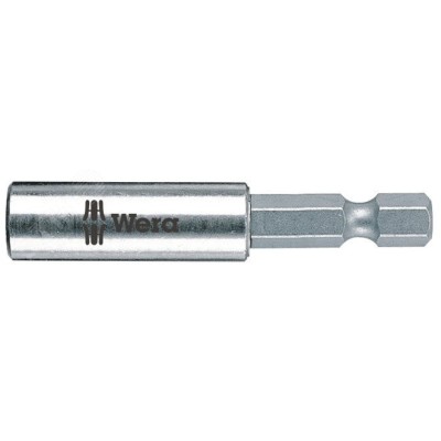 Битодержатель 899/4/1K с втулкой из нержавеющей стали стопорным кольцом и магнитом хвостовик 1/4 E 6.3 для бит 1/4 С 6.3 50 мм