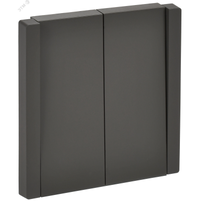 FORTE&PIANO Выключатель 2-клавишный перекрестный 10А FP309 серый IEK