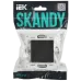 SKANDY Выключатель 1-клавишный кнопочный 10А SK-V14T титан IEK