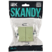 SKANDY Выключатель жалюзи 10А SK-V12G мятный IEK