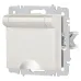 Розетка Intro Accent 6-203-06 2P+E Schuko с крышкой, 16А-250В, IP20, СУ, AL/CU, перламутр