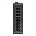Коммутатор промышленный неуправляемый U-16T, 16 портов 10/100Base-T(X) RJ45, монтаж на динрейку TSX EKF