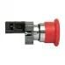 Кнопка BS542 поворотная красная грибок NC IP65 EK2