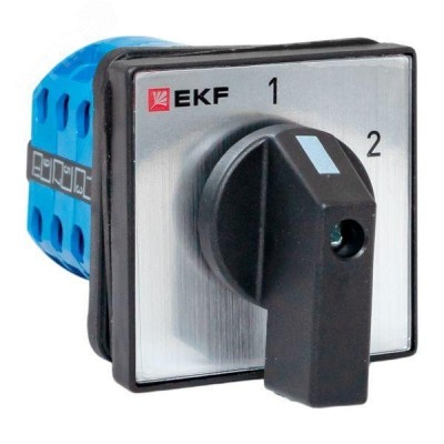 Переключатель кулачковый ПК-1-53 10А 3P 1-2 IP65 PROxima