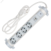 COMFORT Удлинитель У04К 4 места 2P+PE 1,5м 3х1,5мм2 16А USB A+C 20Вт белый IEK