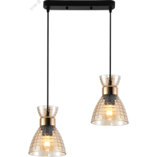 Светильник подвесной 2хЕ27 60 Вт модерн Rivoli Iris 9186-302