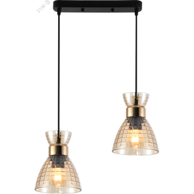 Светильник подвесной 2хЕ27 60 Вт модерн Rivoli Iris 9186-302