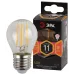 Лампочка светодиодная ЭРА F-LED P45-11W-827-E27 Е27 / Е27 11Вт филамент шар теплый белый свет
