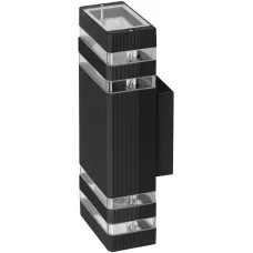 Светильник уличный настенный Астрея GBW-101-BL-0310 230В 2хЕ27 max 30Вт IP54 310х110x95 вверх/вниз