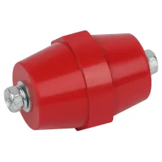 Изолятор ЭРА NO-224-153 SM-60 с болтом (Н60хD46мм М8) 20кВ