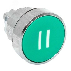 Исполнительный механизм кнопки II XB4 зеленый плоский возвратный без фиксации IP65